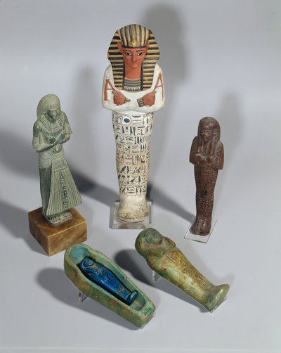 Figure di Ushabti da New Kingdom Egyptian